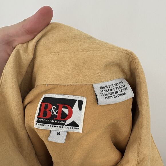 Vintage Panhandle Slim Pearl Snap Shirt Women Medium Western Embroidered Gaucho - Picture 10 of 10